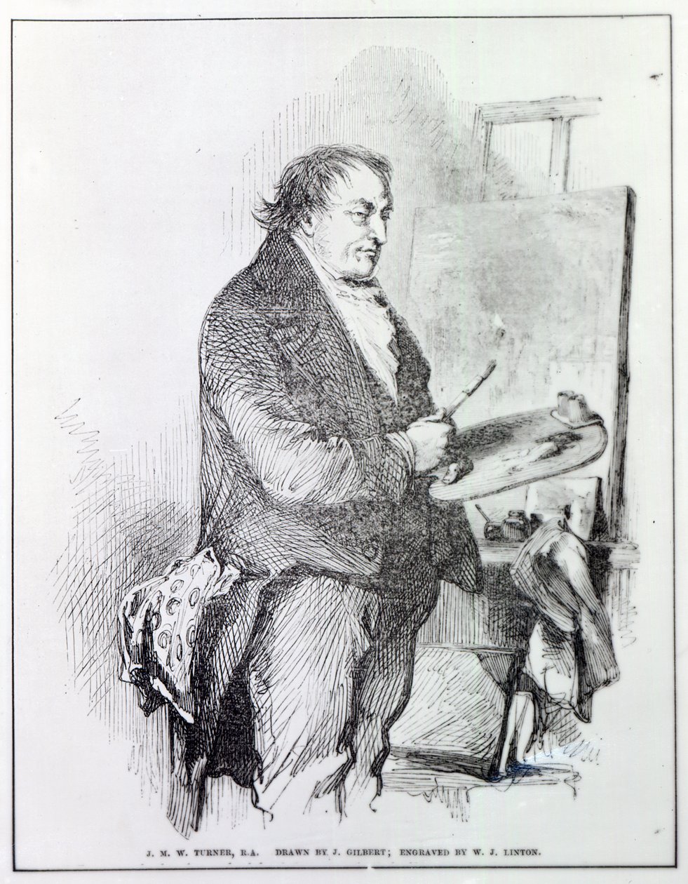 Joseph Mallord William Turner, kaiverrus W.J. Linton, n.1837 (kaiverrus) tekijältä John Gilbert