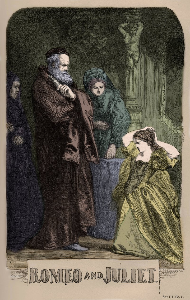 William Shakespearen Romeo ja Julia tekijältä John Gilbert