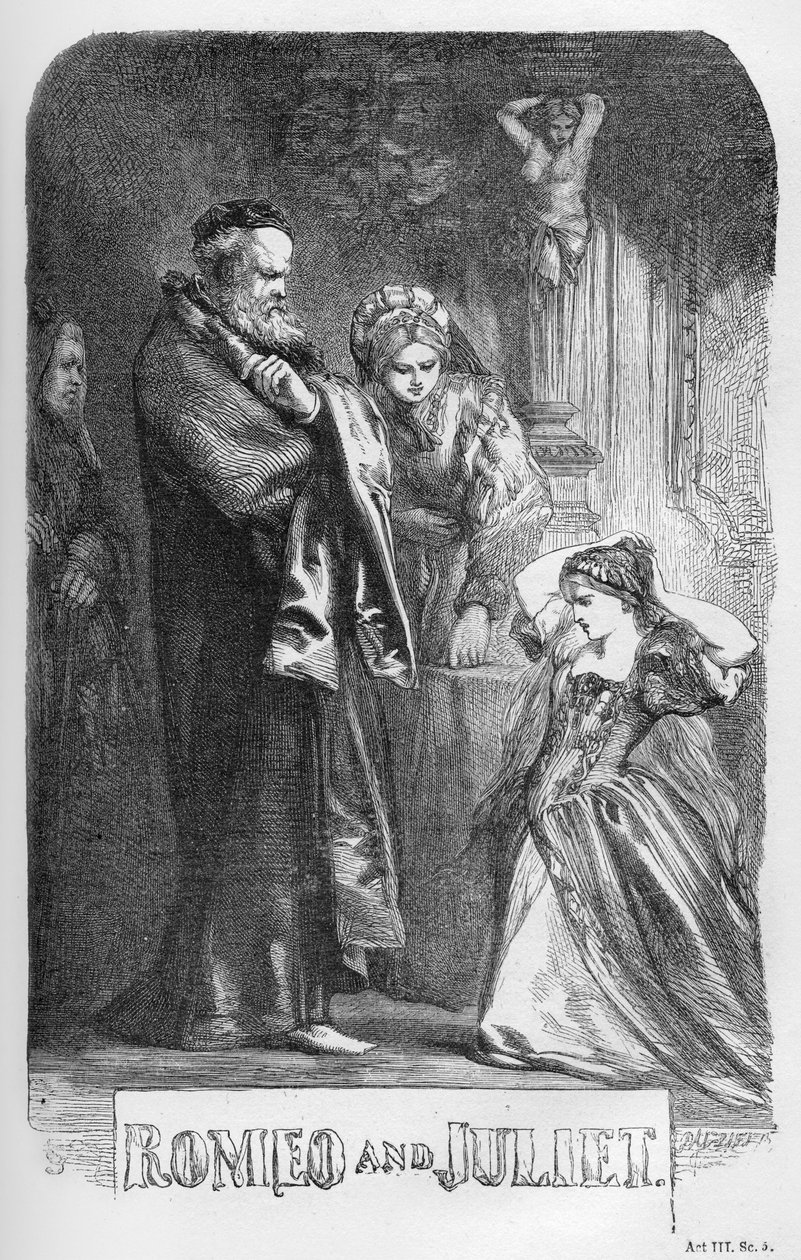 William Shakespearen Romeo ja Julia tekijältä John Gilbert