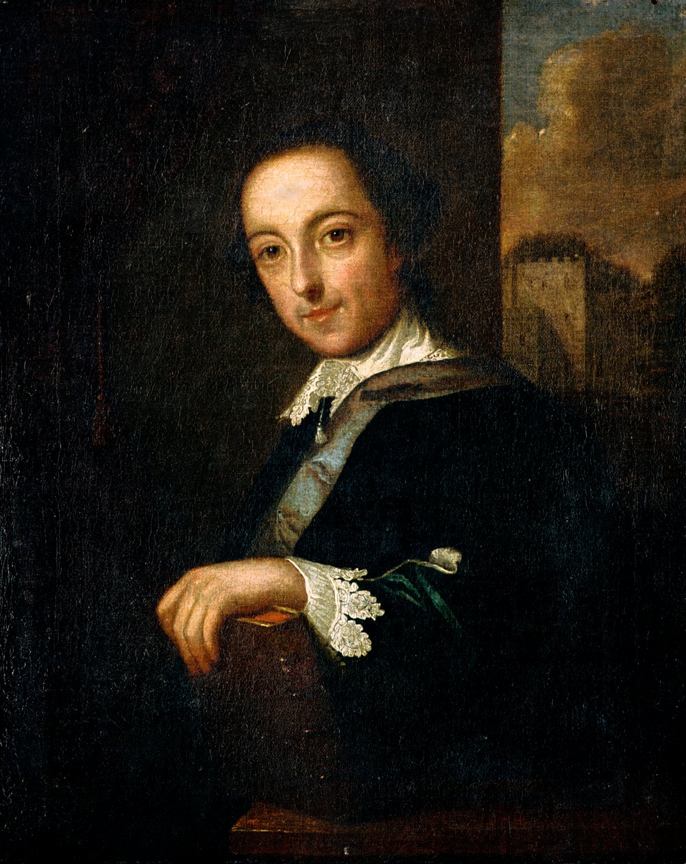 Horace Walpole, Orfordin 4. jaarli, englantilainen historioitsija, antiikkitutkija ja poliitikko, 1754 tekijältä John Giles Eccardt