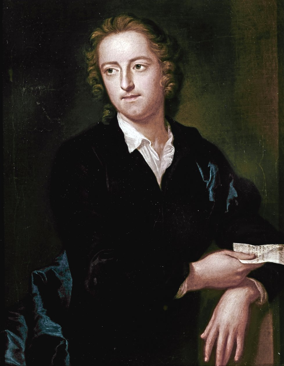 Thomas GRAY, Muotokuva 1747-c.1748 (öljy kankaalle) tekijältä John Giles Eccardt