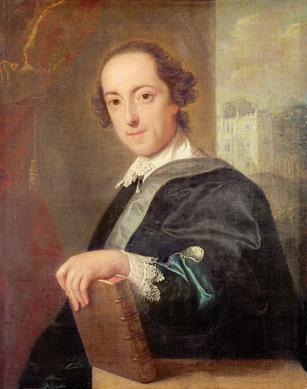 Oxfordin neljännen jaarlin Horatio Walpolen muotokuva, 1754 tekijältä John Giles Eckhardt