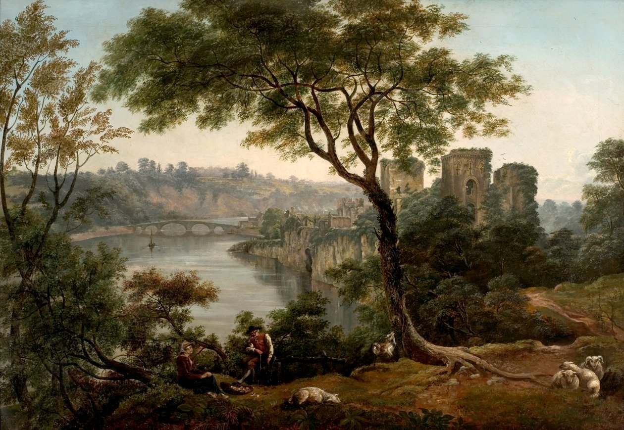 Chepstowin linna, Monmouthshire tekijältä John Glover