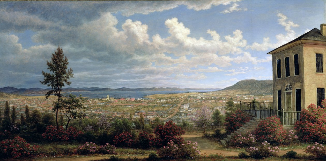 Hobart Town, noin 1832 tekijältä John Glover
