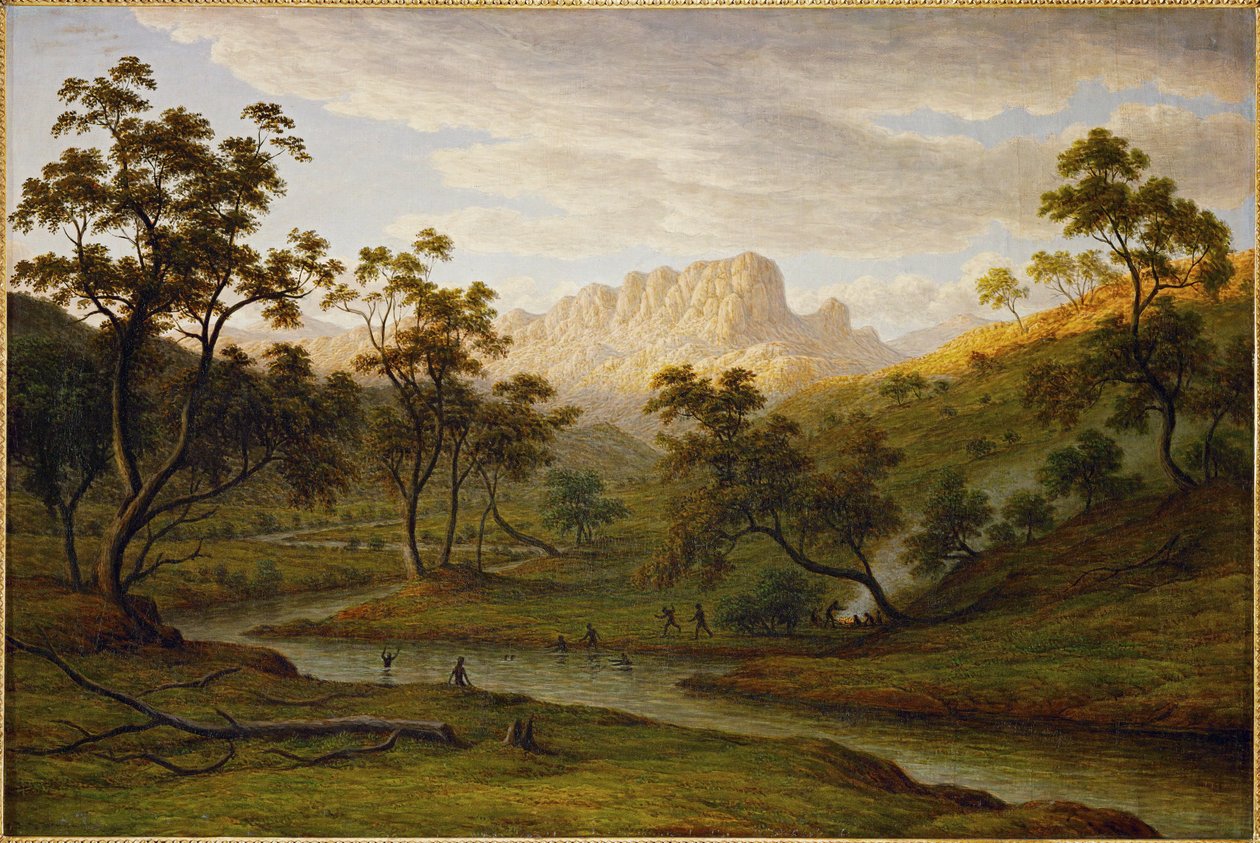 Auringonlasku Ben Lomondissa, Tasmaniassa ... tekijältä John Glover