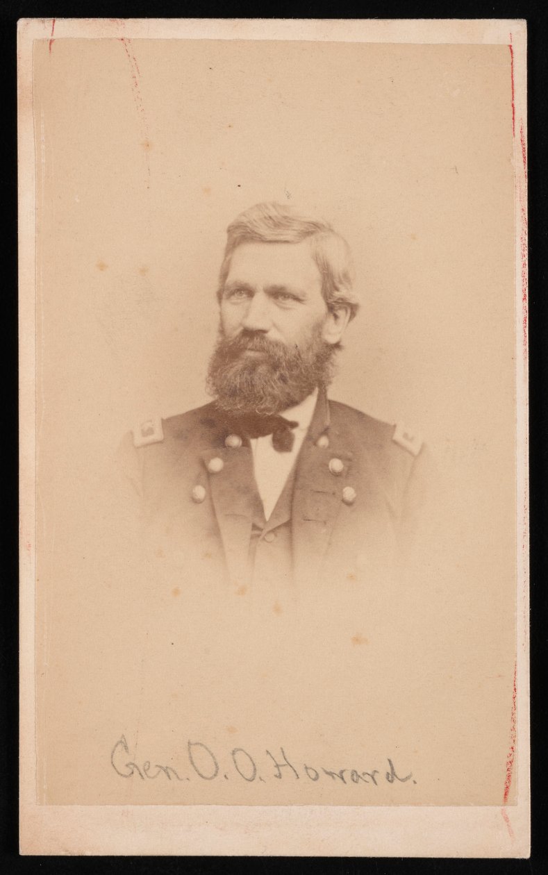 Kenraali Oliver Otis Howardin muotokuva 1830-1909, 1860-luku. tekijältä John Goldin