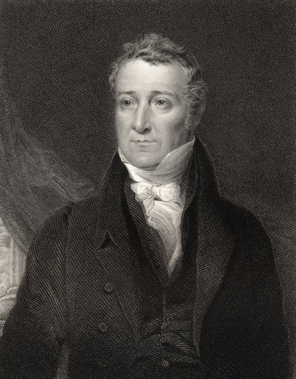 William Huskisson, kaiverrettu John Cochran (fl.1821-65), National Portrait Gallerysta, osa II, julkaistu noin 1835 tekijältä John Graham