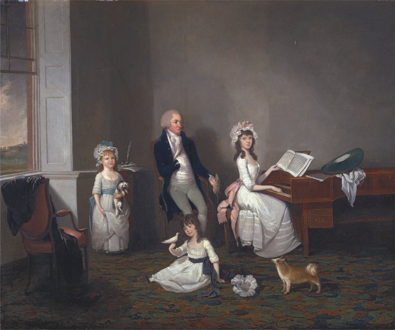 John Richard Comyns din Hylands, Essex, cu fiicele sale finlandeze tekijältä John Greenwood