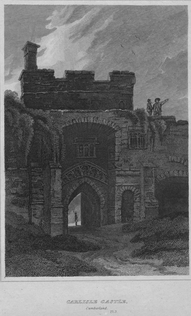 Carlislen linna, Cumberland, 1814 tekijältä John Greig