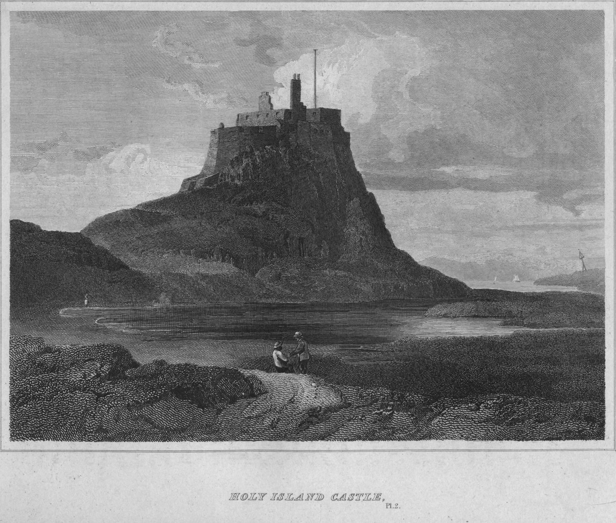 Pyhän saaren linna, 1814 tekijältä John Greig