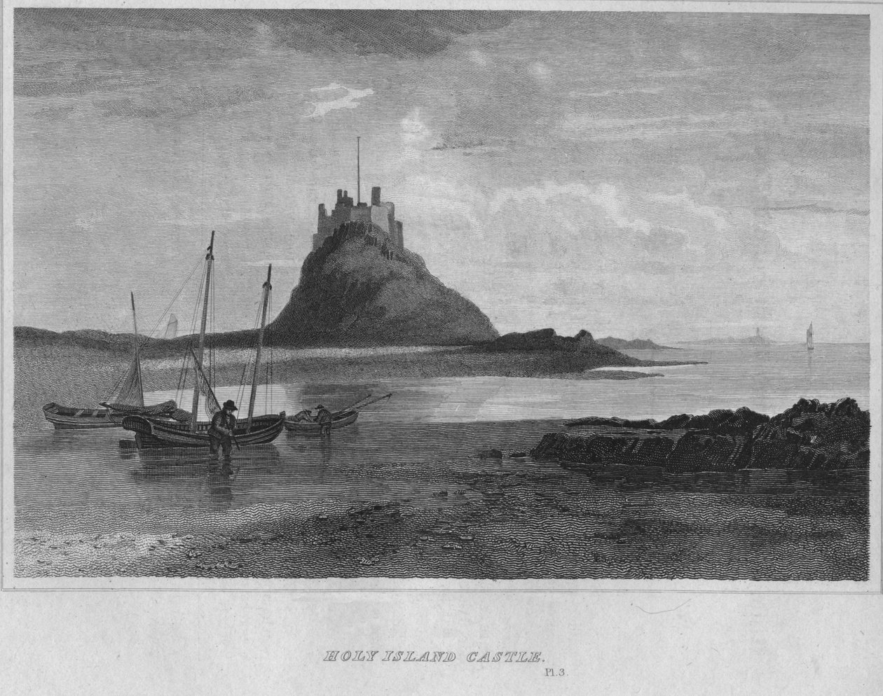 Pyhän saaren linna, 1814 tekijältä John Greig