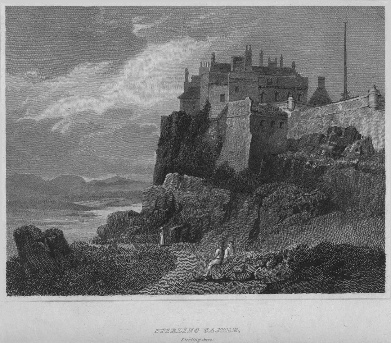 Stirlingin linna, Stirlingshire, 1814 tekijältä John Greig