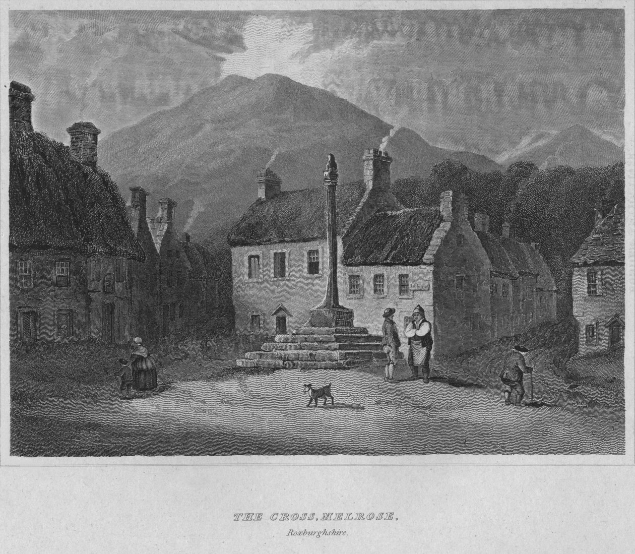 Risti, Melrose, Roxburghshire, 1814 tekijältä John Greig