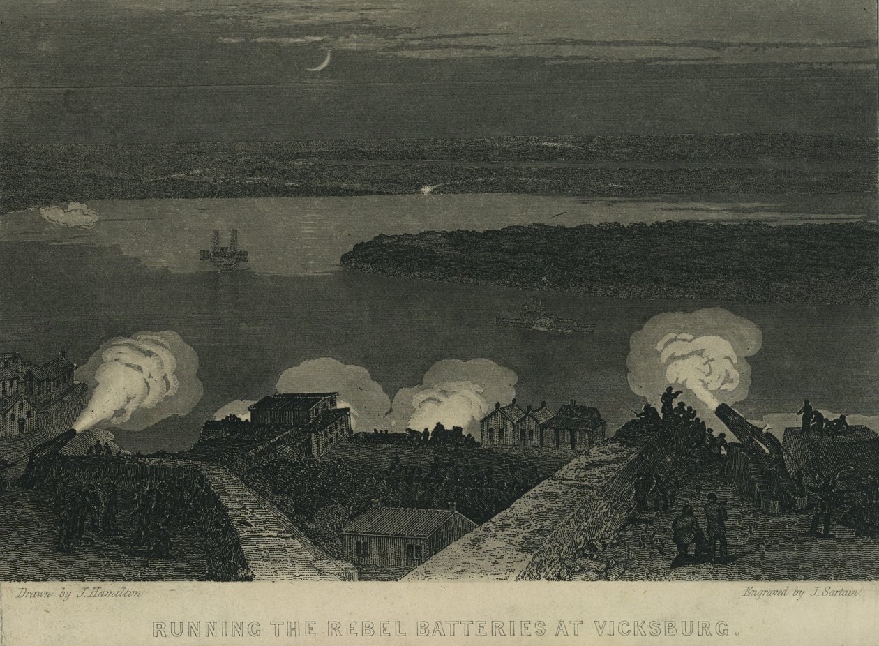 Kapinallisten johtaminen Vicksburgissa, n. 1863 tekijältä John Hamilton