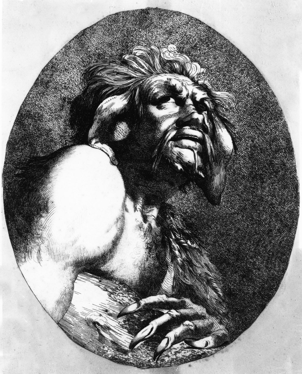 Caliban, Myrskystä, 1776 tekijältä John Hamilton Mortimer