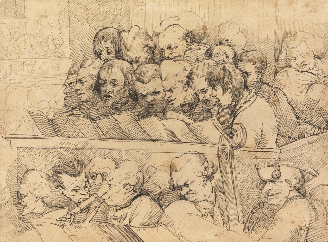 Kuoro ja orkesteri (kuoroyhtye) tekijältä John Hamilton Mortimer