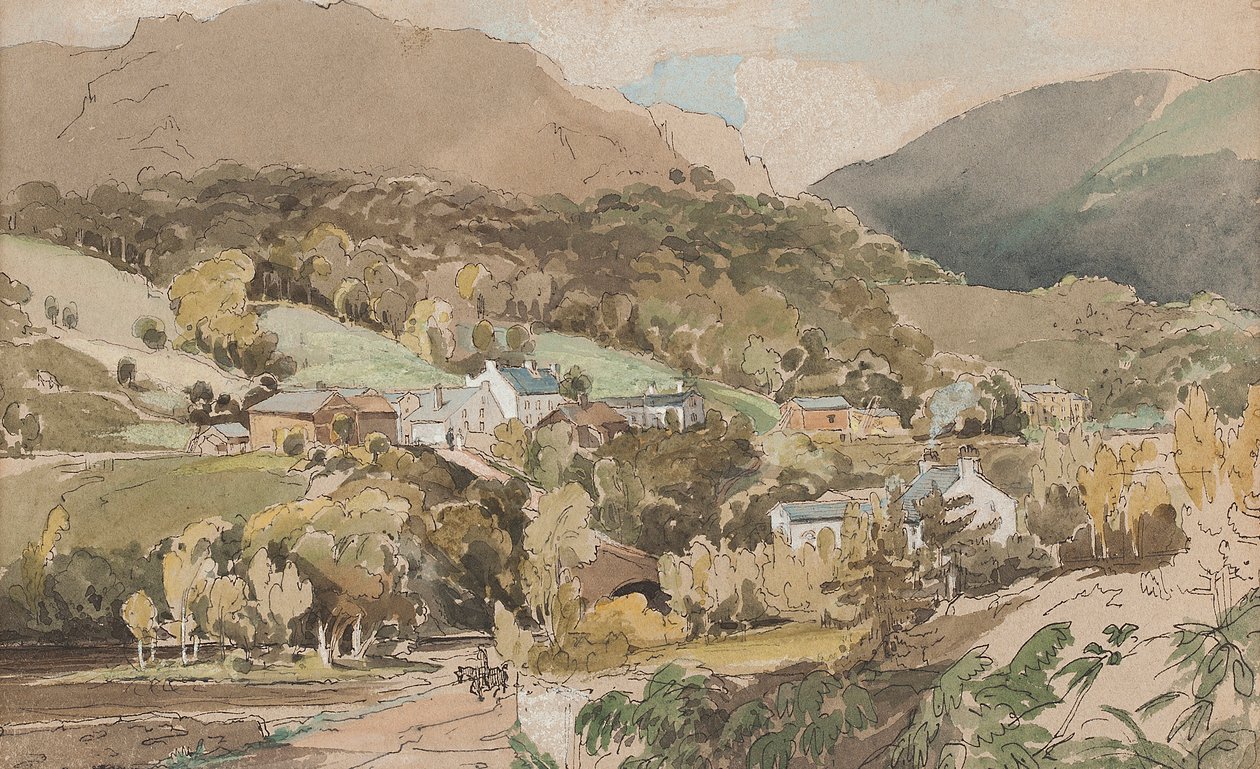 Clappersgate, 1812 (wc paperilla) tekijältä John Harden