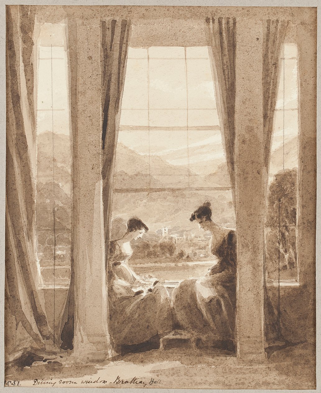 Olohuoneen ikkunat, Brathay Hall tekijältä John Harden