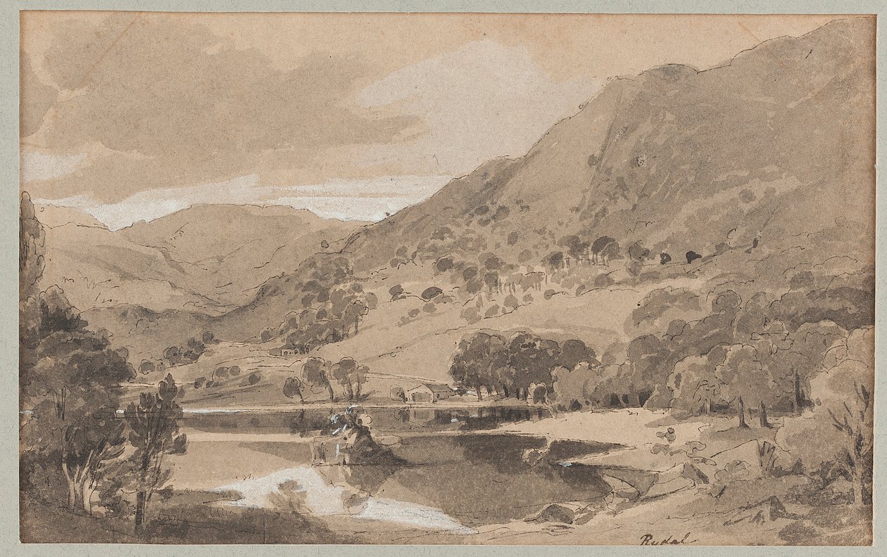 Rydal, 1812 (wc paperilla) tekijältä John Harden