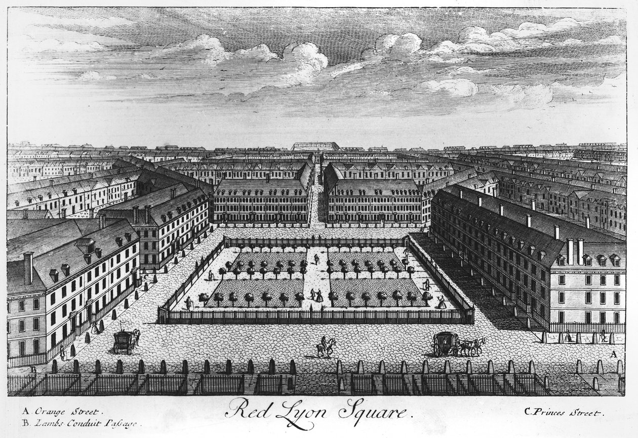 Punainen Lyon Square tekijältä John Harris