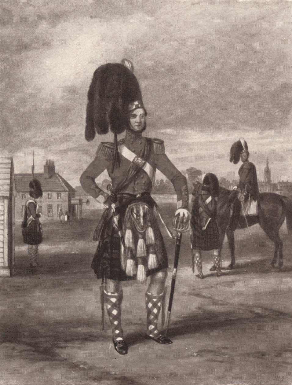 93. Sutherland Highlanders Review Order, c1820-1870, 1909 tekijältä John Harris Junior