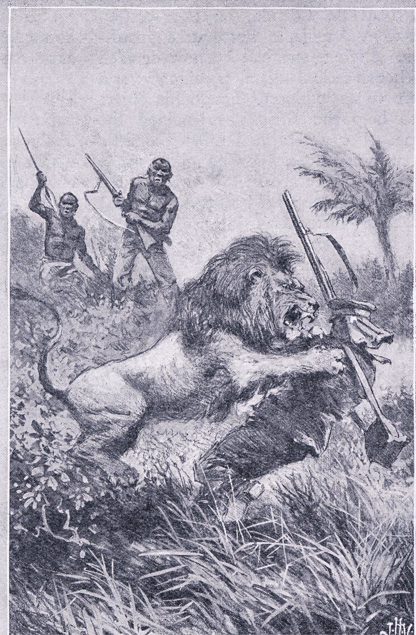 The end of Livingstone, Newnes Pictorial Knowledge, julkaisija Newnes, noin 1950-luku (litho) tekijältä John Harris Valda