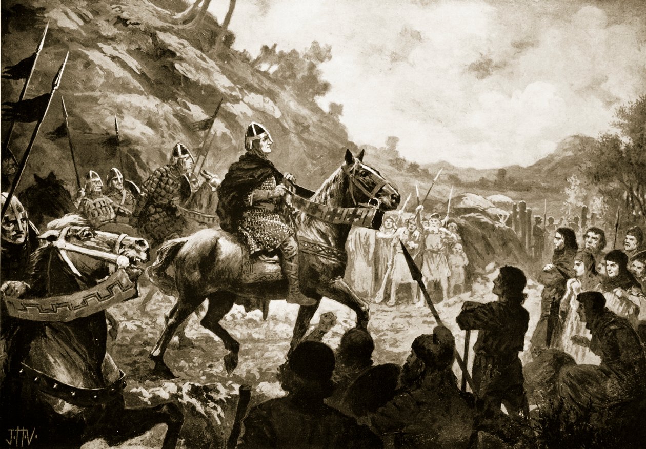 William Valloittajan marssi Walesiin tekijältä John Harris Valda