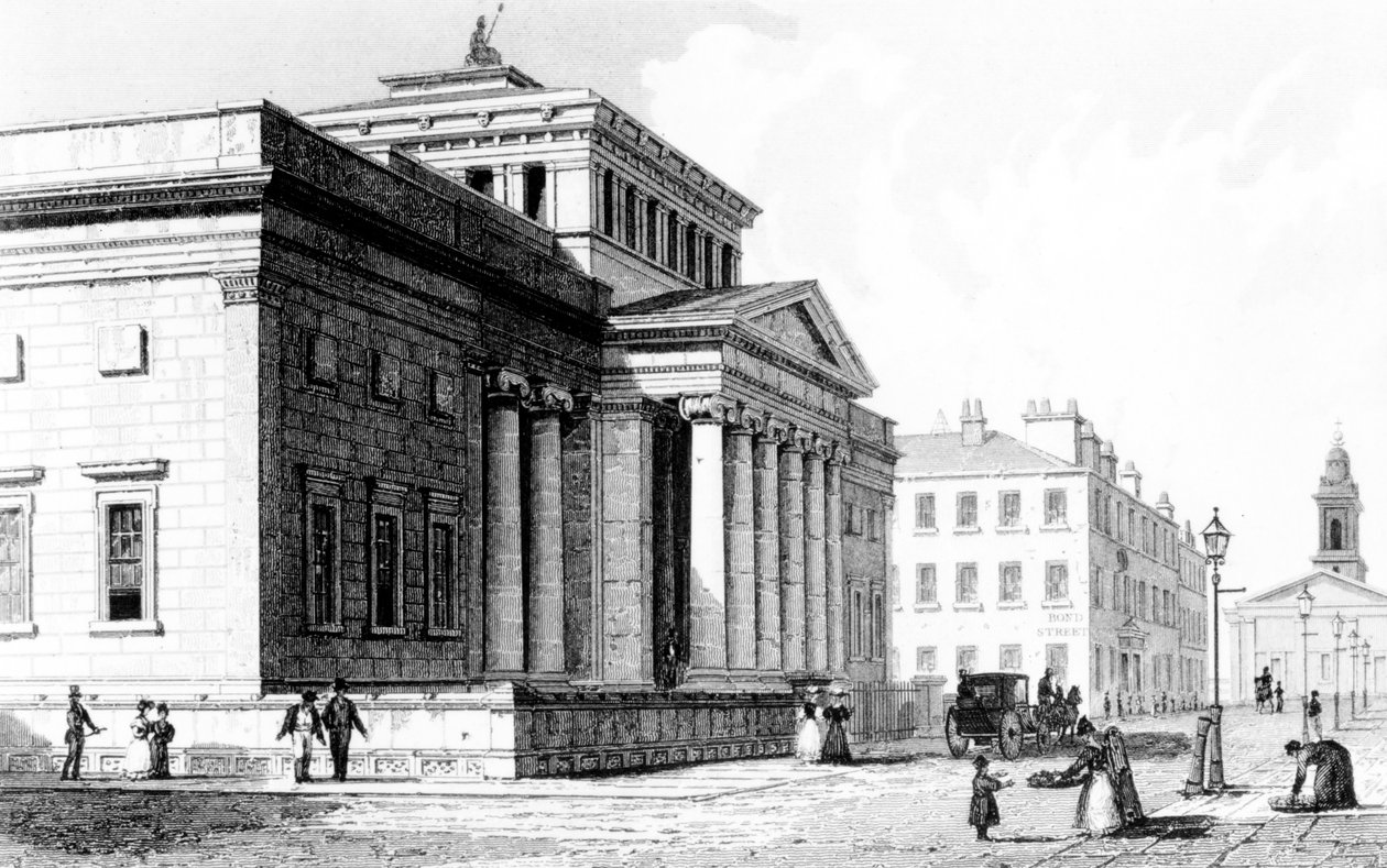 The Royal Institution, Manchester, kaiverrus Richard Winkles, n.1836 tekijältä John Harwood