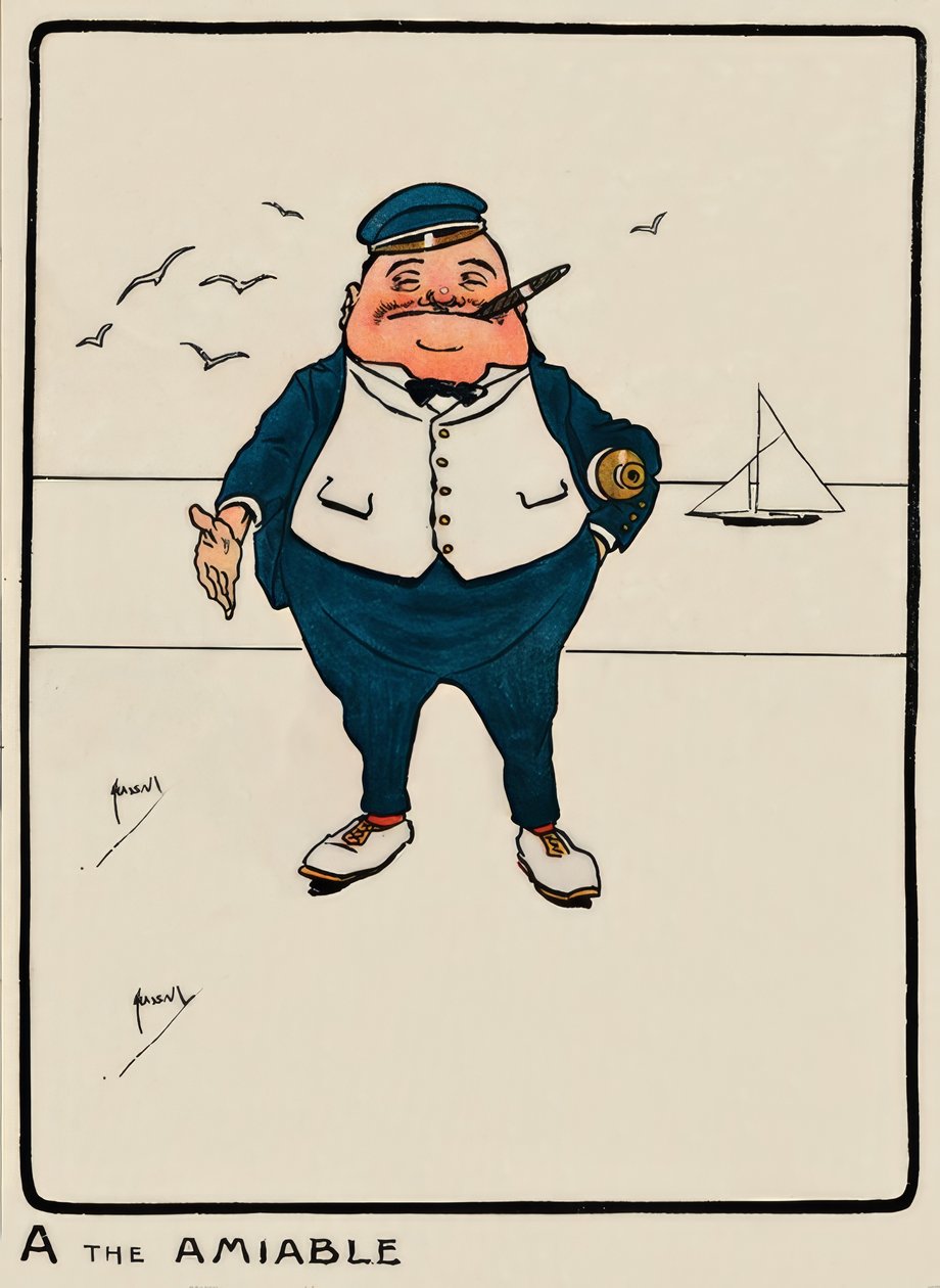 A the Amiable / J. Hassall / Piirustus, 1903 tekijältä John Hassall