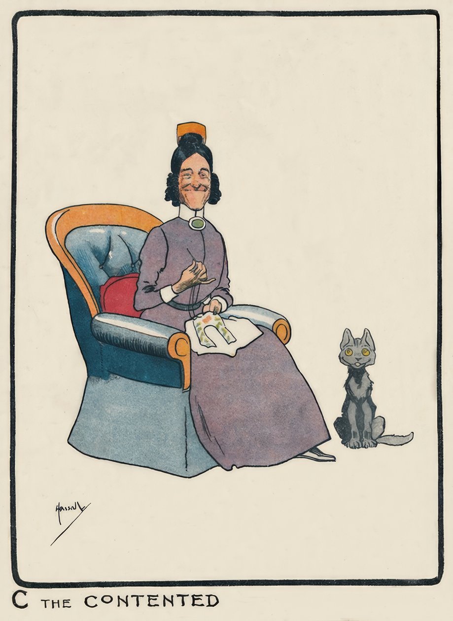 C the tyytyväinen / J. Hassall / Zeichnung, 1903 tekijältä John Hassall