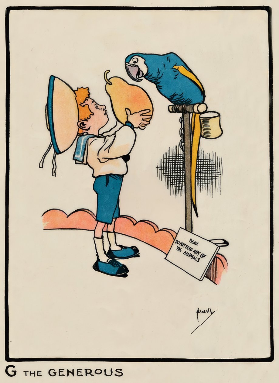G antelias / J. Hassall / Zeichnung, 1903 tekijältä John Hassall