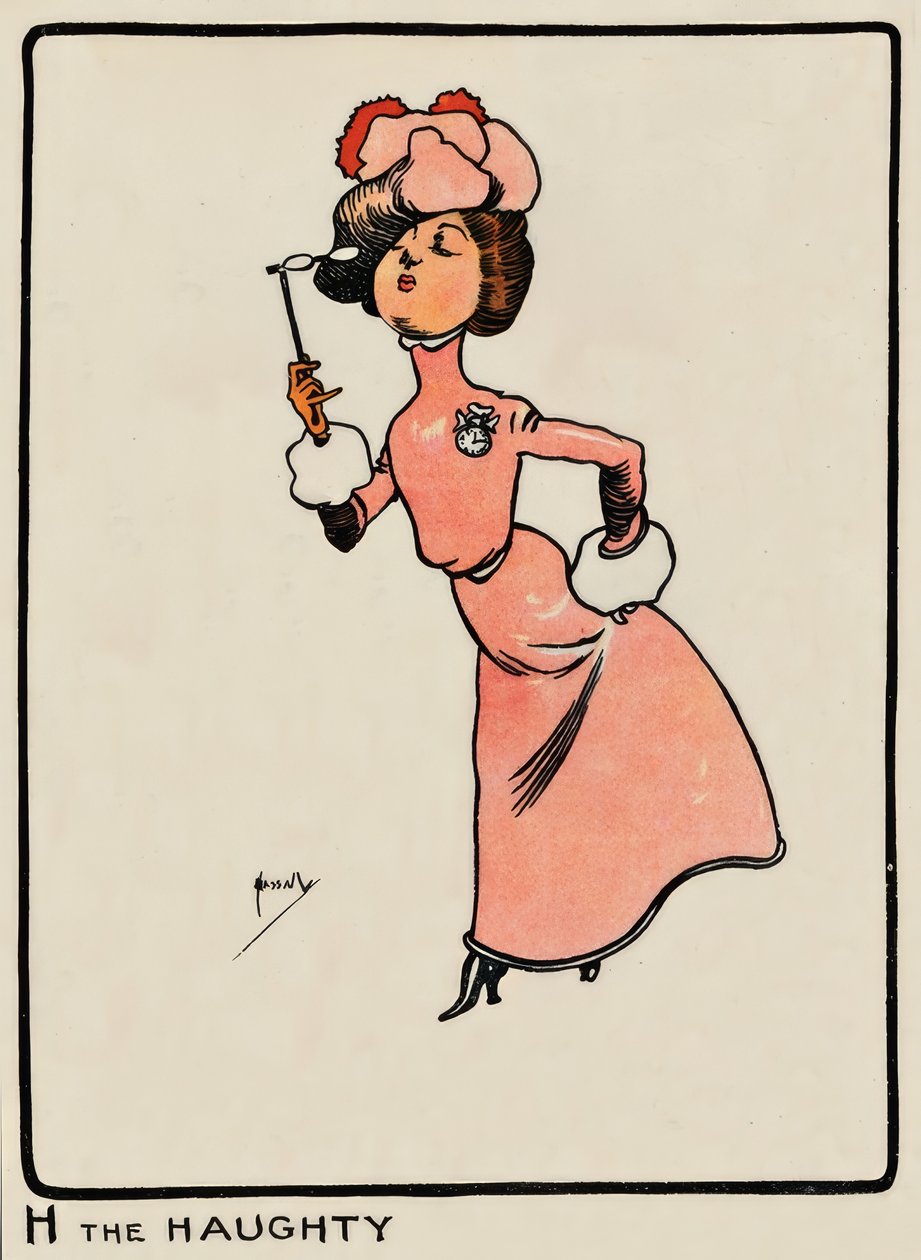 H Ylpeä / J. Hassall / Zeichnung, 1903 tekijältä John Hassall