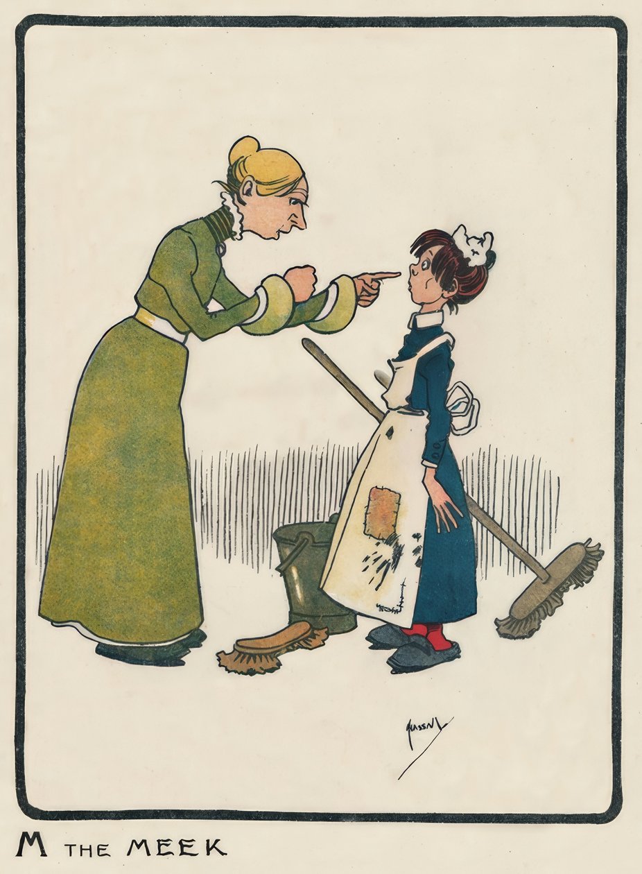 M the Meek / J. Hassall / Zeichnung, 1903 tekijältä John Hassall