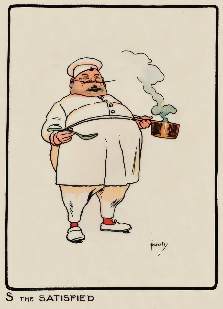 S the Satisfied / J. Hassall / Zeichnung, 1903 tekijältä John Hassall