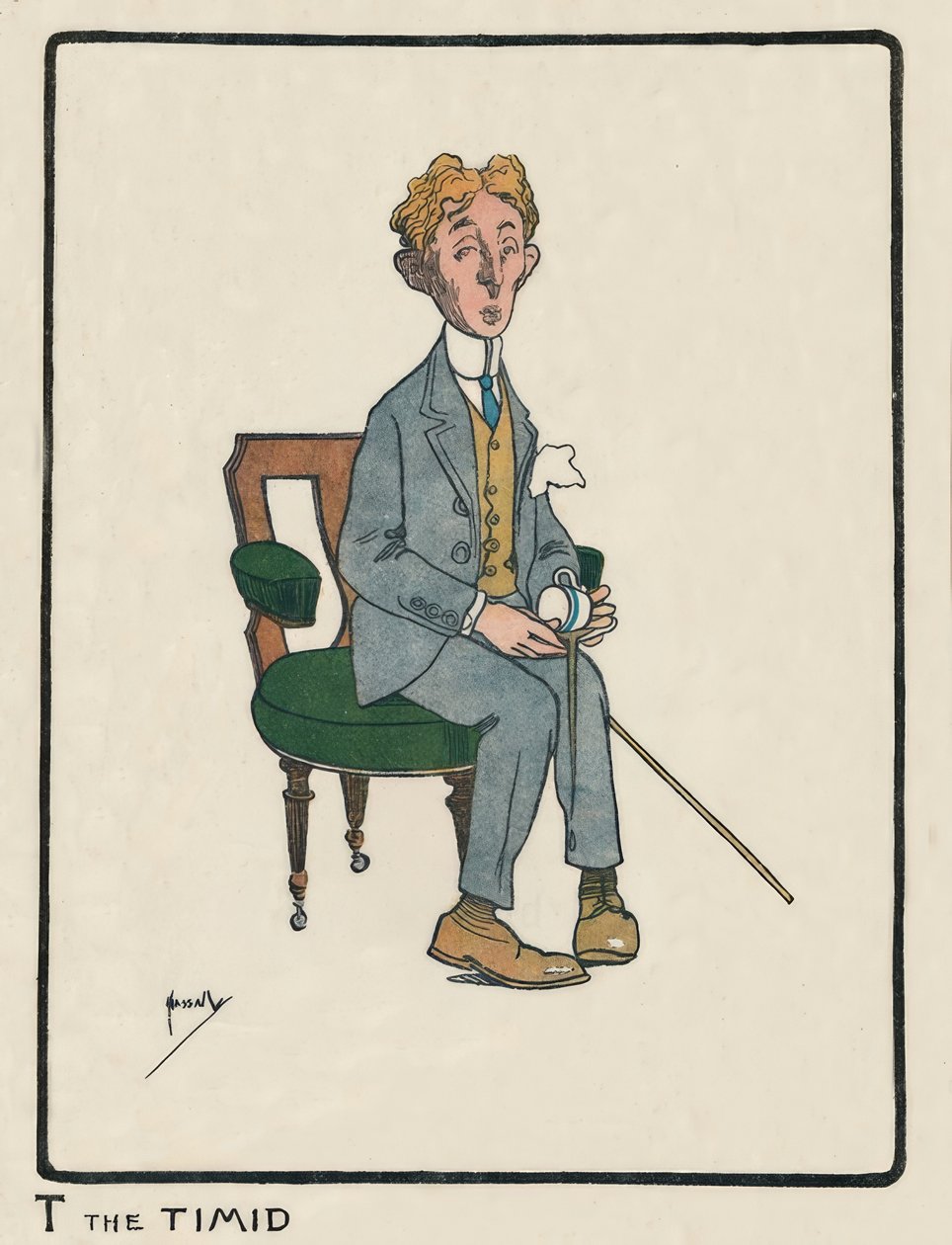 T arka / J. Hassall / piirustus, 1903 tekijältä John Hassall
