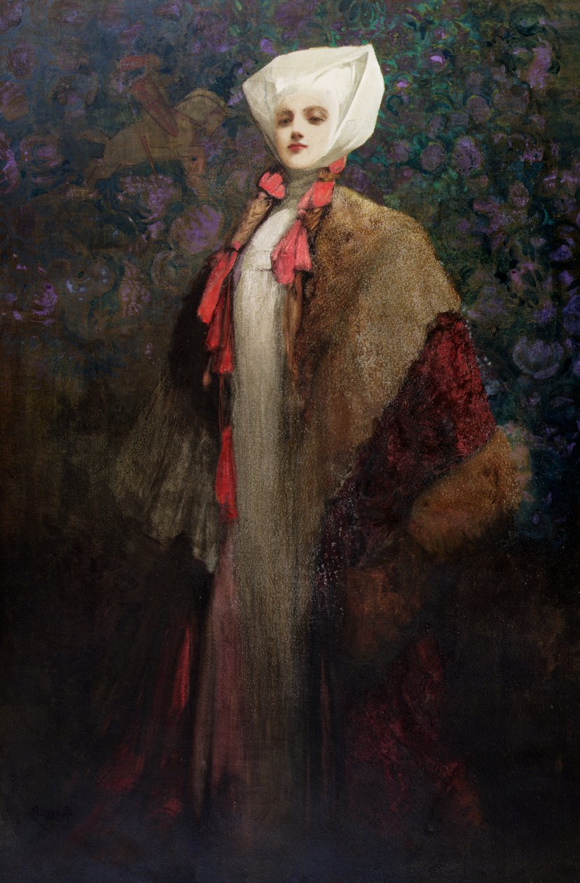 The Lady (öljy kankaalle) tekijältä John Hassall