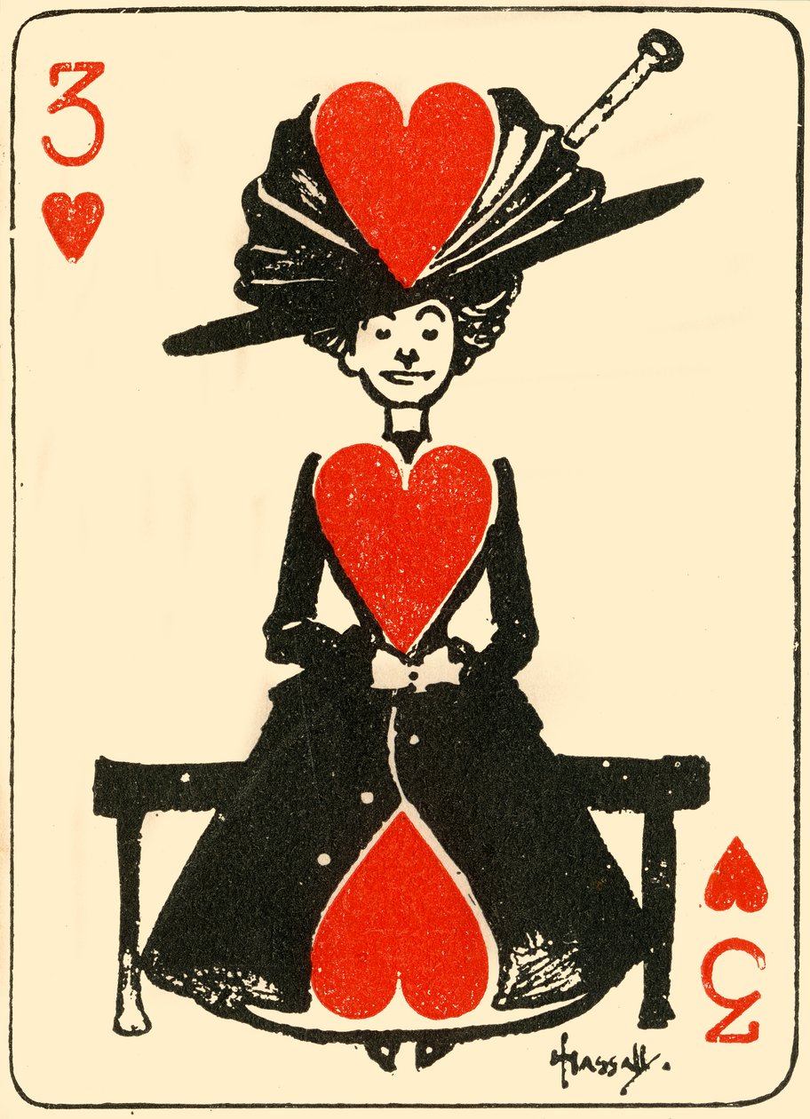 Odottava neitsyt, sydämen kolmesta, 1910. tekijältä John Hassall