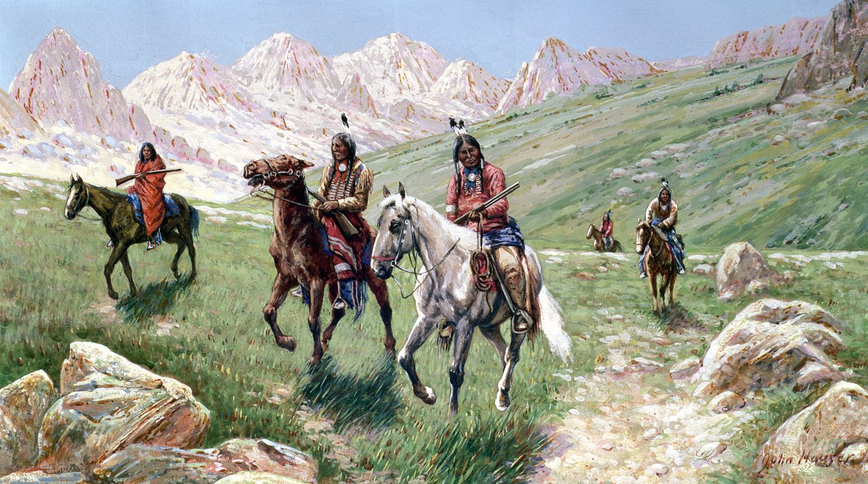Cheyennen maassa, 1896 tekijältä John Hauser