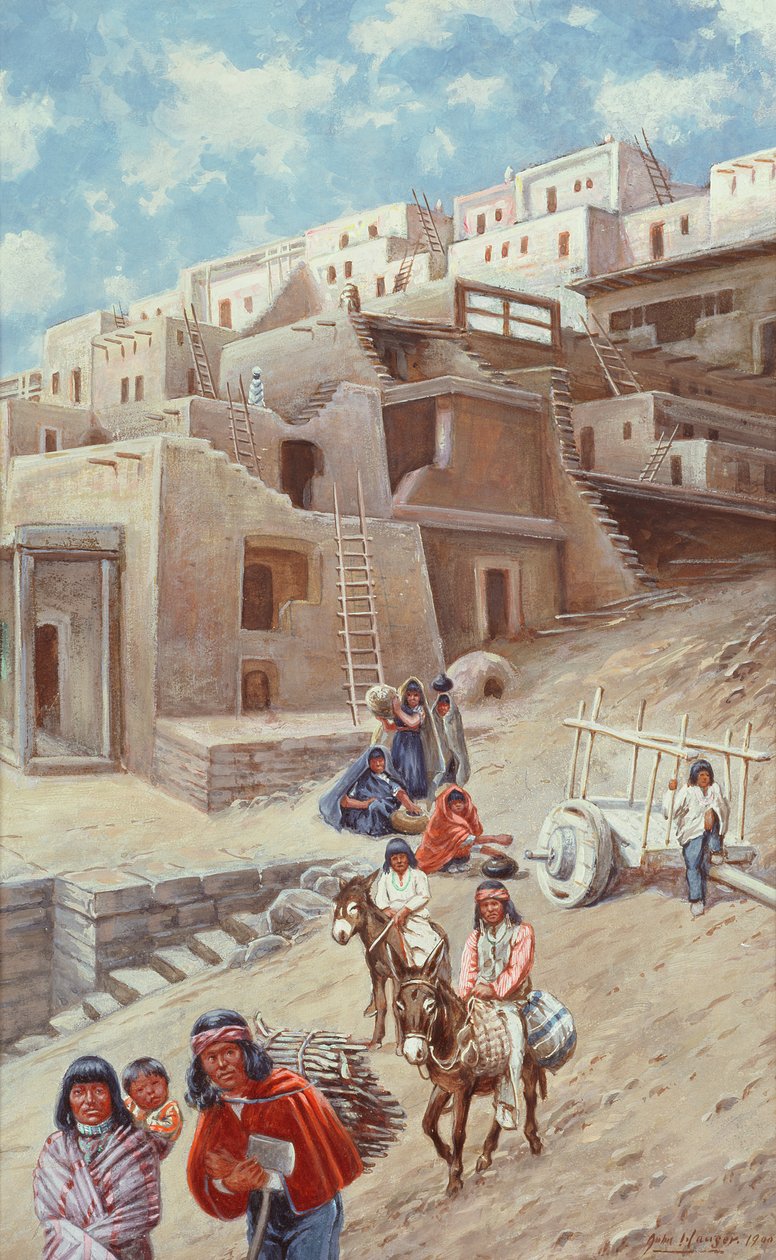 Pueblo Village, 1900 tekijältä John Hauser