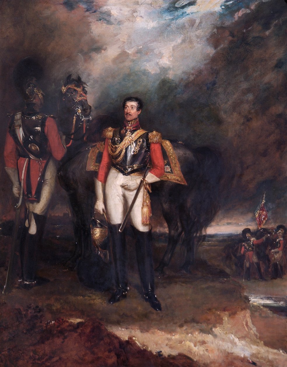 Stapleton Cottonin muotokuva, varakreivi Combermere, brittiläinen sotilas, 1839. tekijältä John Hayter