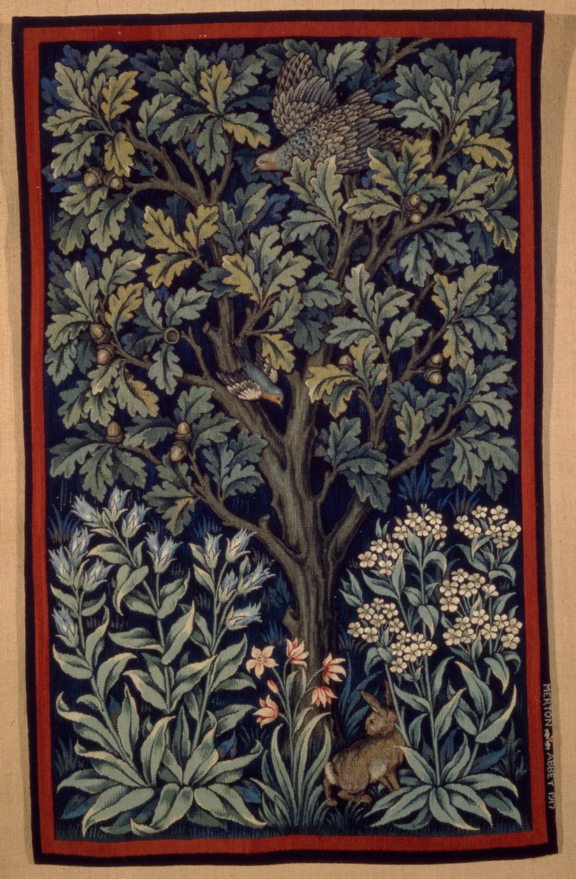 Kanafasaani, valmistaja Morris & Co. 1917 (kuvakudos) tekijältä John Henry Dearle