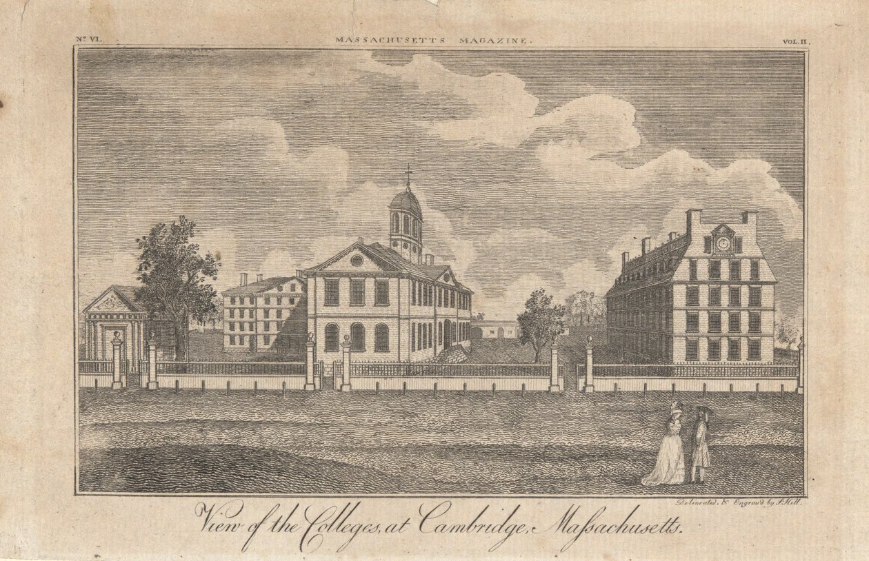 Näkymä yliopistoille Cambridgessa, Massachusettsissa tekijältä John Henry Hill