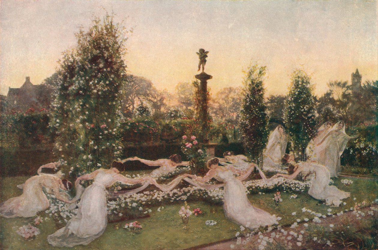 Cupids Garden, c1900, 1912 tekijältä John Henry Lorimer
