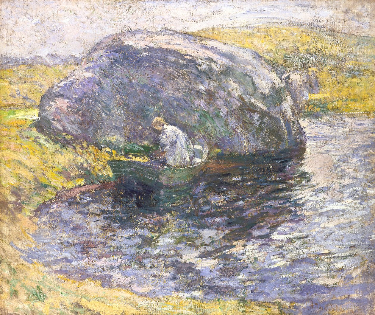 Kesäpäivä (öljy kankaalle) tekijältä John Henry Twachtman