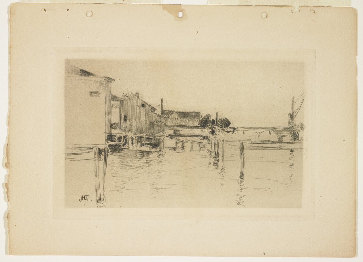 Bridgeport, 1888-1889 tekijältä John Henry Twachtman