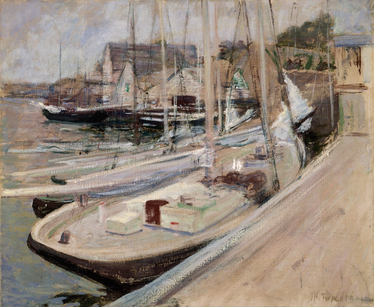 Kalastusveneet Gloucesterissa tekijältä John Henry Twachtman