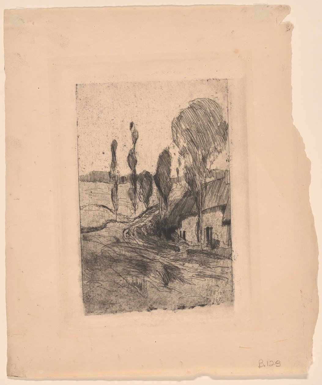 Ranskalainen maisema tekijältä John Henry Twachtman