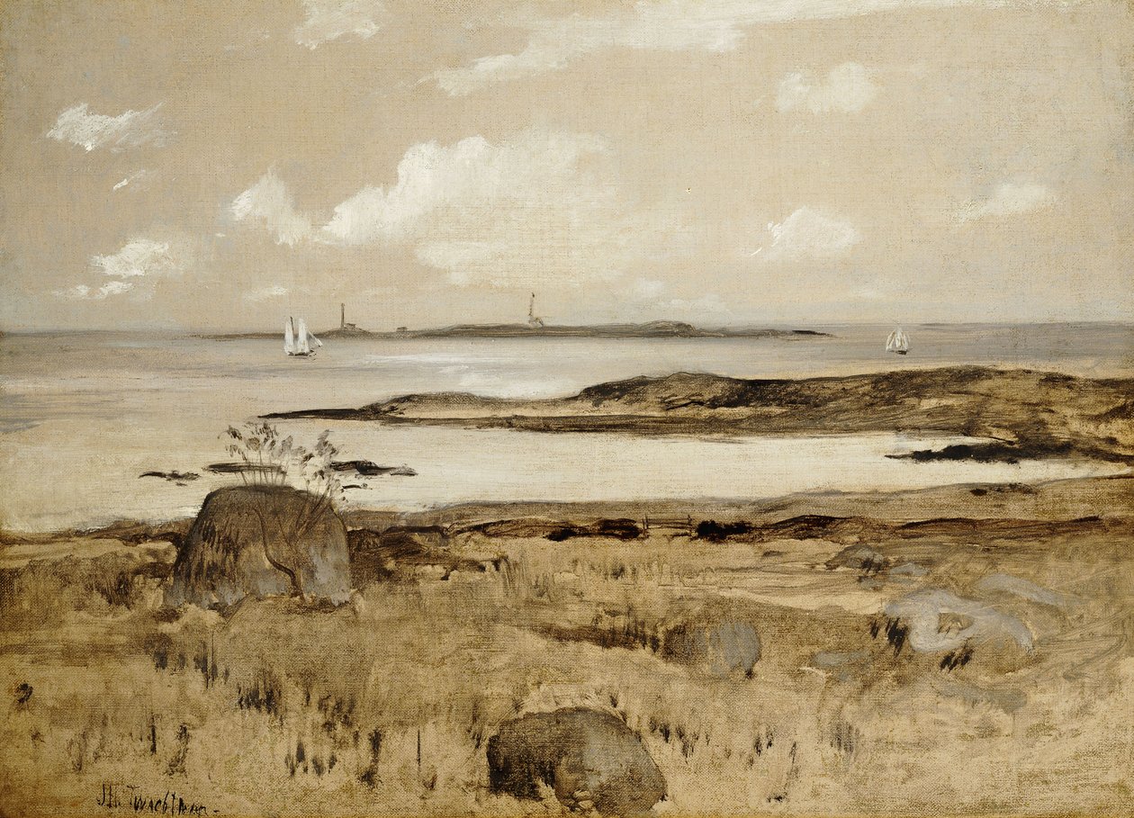 Gloucesterin rannikko, tekijältä John Henry Twachtman