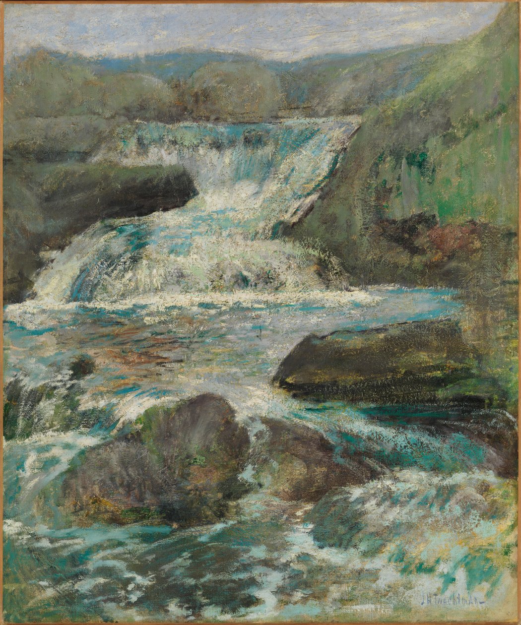 Horseneckin putoukset tekijältä John Henry Twachtman