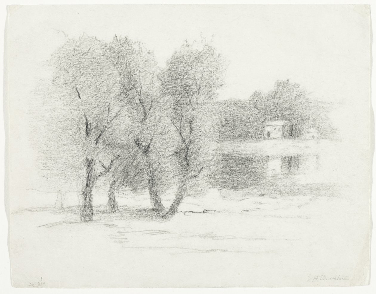 Maisema, 1800-luvun loppu - 1900-luvun alku tekijältä John Henry Twachtman